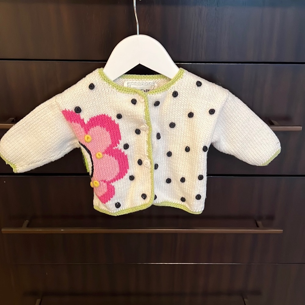 Baby Girl Art Walk Sweater!!!